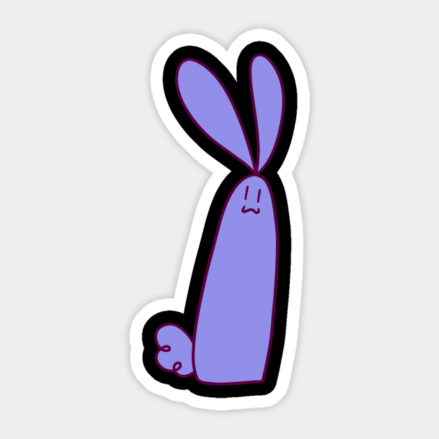 Purple Bunny Sticker by saradaboru